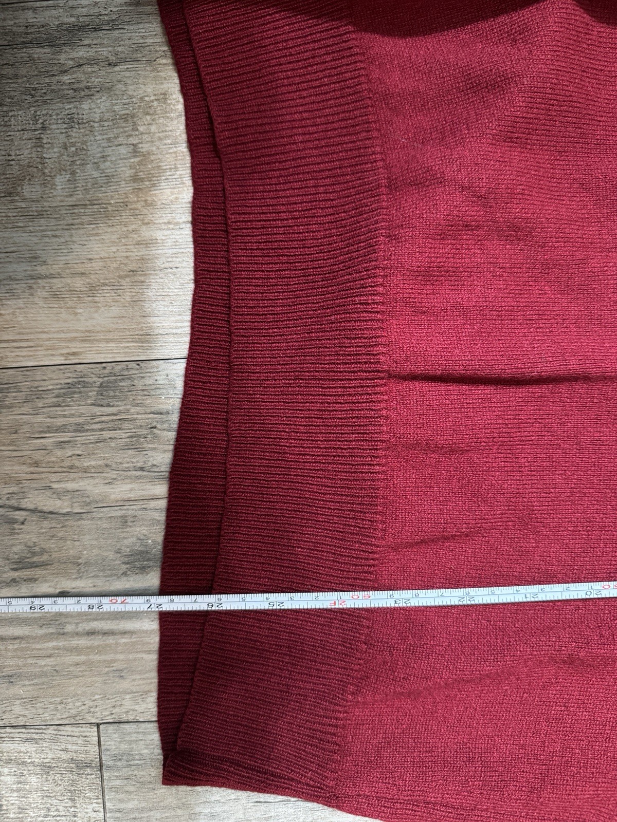 Pendleton Cashmere Red V-Neck Pullover Sweater Me… - image 5