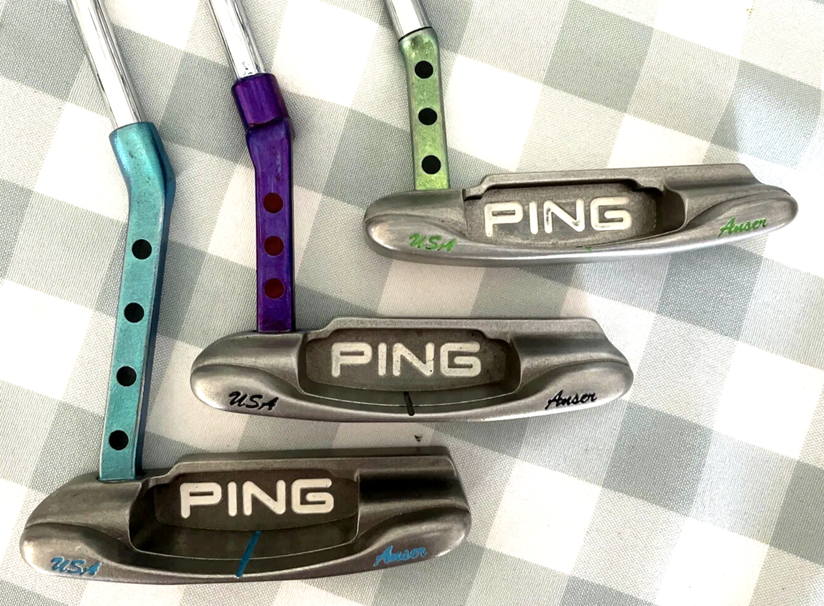 Ping 3pc WRX Anser Ti Putters,Sightlines,2”,3”,4”Hosels,RH,36”,New