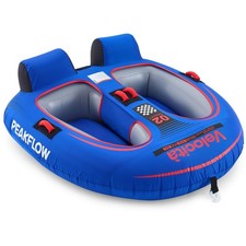 PEAKFLOW Towable Tube,Boat Tube,2 Person Models,Tubes for Boating,Stable for Kid