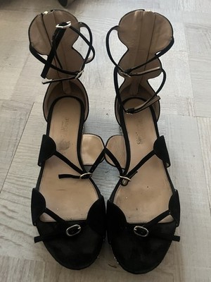 Gianvito Rossi black And cream Woman s Sandals Made In Italy EU 40   US 9