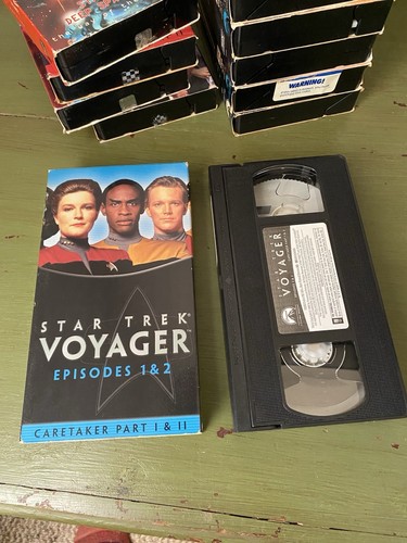 Star Trek Original Uncut TV Series VHS Tape Lot Blockbuster X Files HTF Mixed - Picture 13 of 19