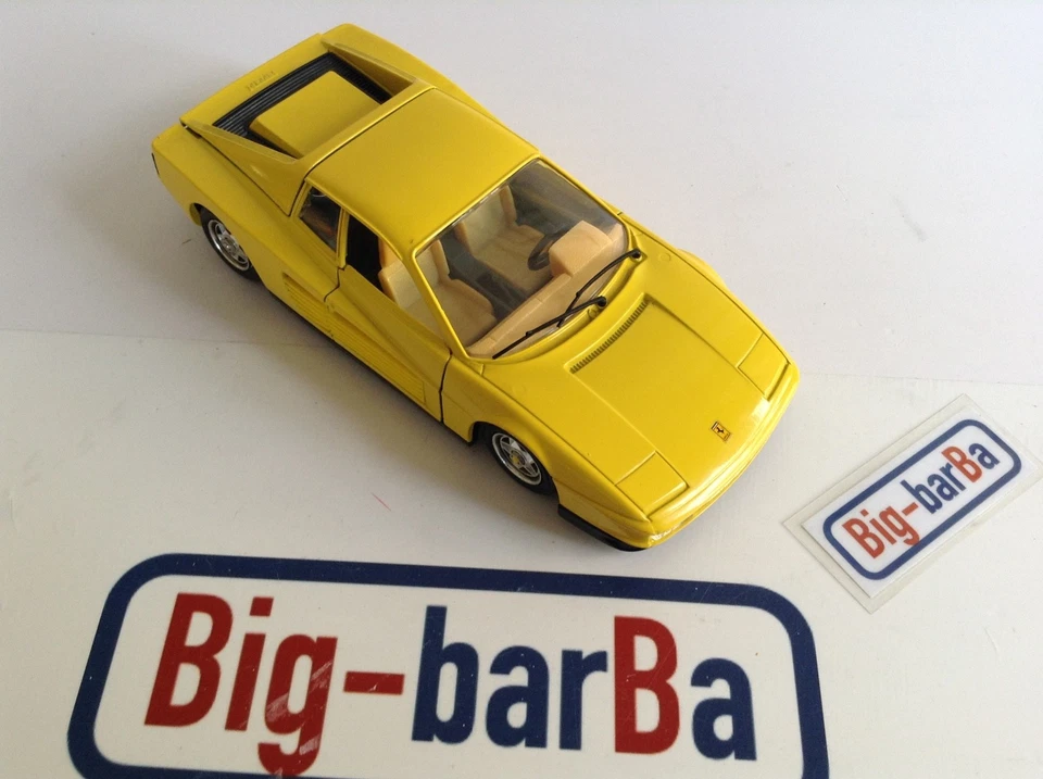 🔥Lot vintage🚗 BBURAGO FERRARI TESTA ROSSA 1984 1:24 🍂 OCCASIONE 🍂☕🏅💰 - Immagine 3 di 4