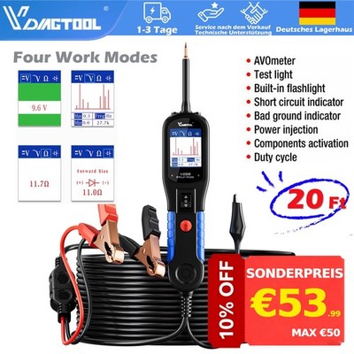 Auto-Diagnosegerät Electrical Power Probe 12V/24V AVOmeter Circuit Tester V200 
