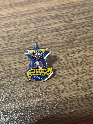 $9 Rare HTF  C.H.A.M.P.S. 2002 Fresh Food Champion Kentucky Fried Chicken Pin