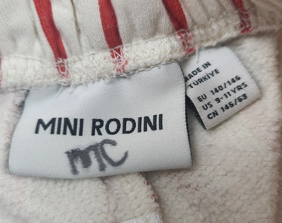 Pantalones Mini Rodini Algodón Orgánico Fruta Rayas - Talla 9-11Y Foto 4 de 4