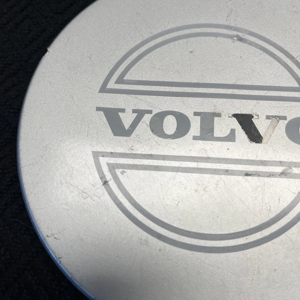 Volvo 760 940 960 90 OEM Wheel Center Rim Cap Hub Lug Cover White Letter70164 XX Foto 3 de 4