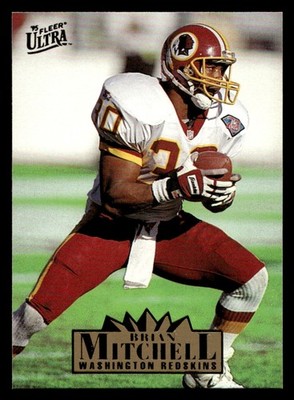1995 Ultra Brian Mitchell #341 Washington Redskins