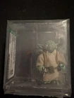 Kenner Star Wars Yoda Brown Snake Dark Green HK AFA 85 vintage loose CAS