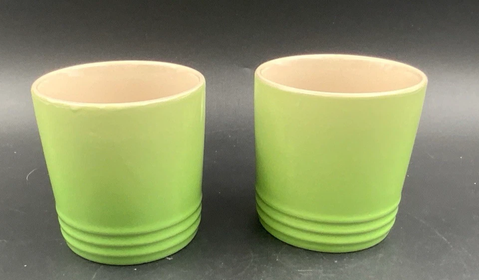 Juego de 2 tazas Ombré Le Creuset London de gres 12 oz verde palma nuevas sin etiquetas Foto 4 de 4