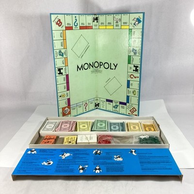 Vintage 1961 Parker Brothers Monopoly Board Game No.9 Missing