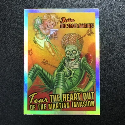 2026 Topps Mars Attacks Christmas Cryptid Alliance Cupid Rainbow /99 - Bild 1 von 4