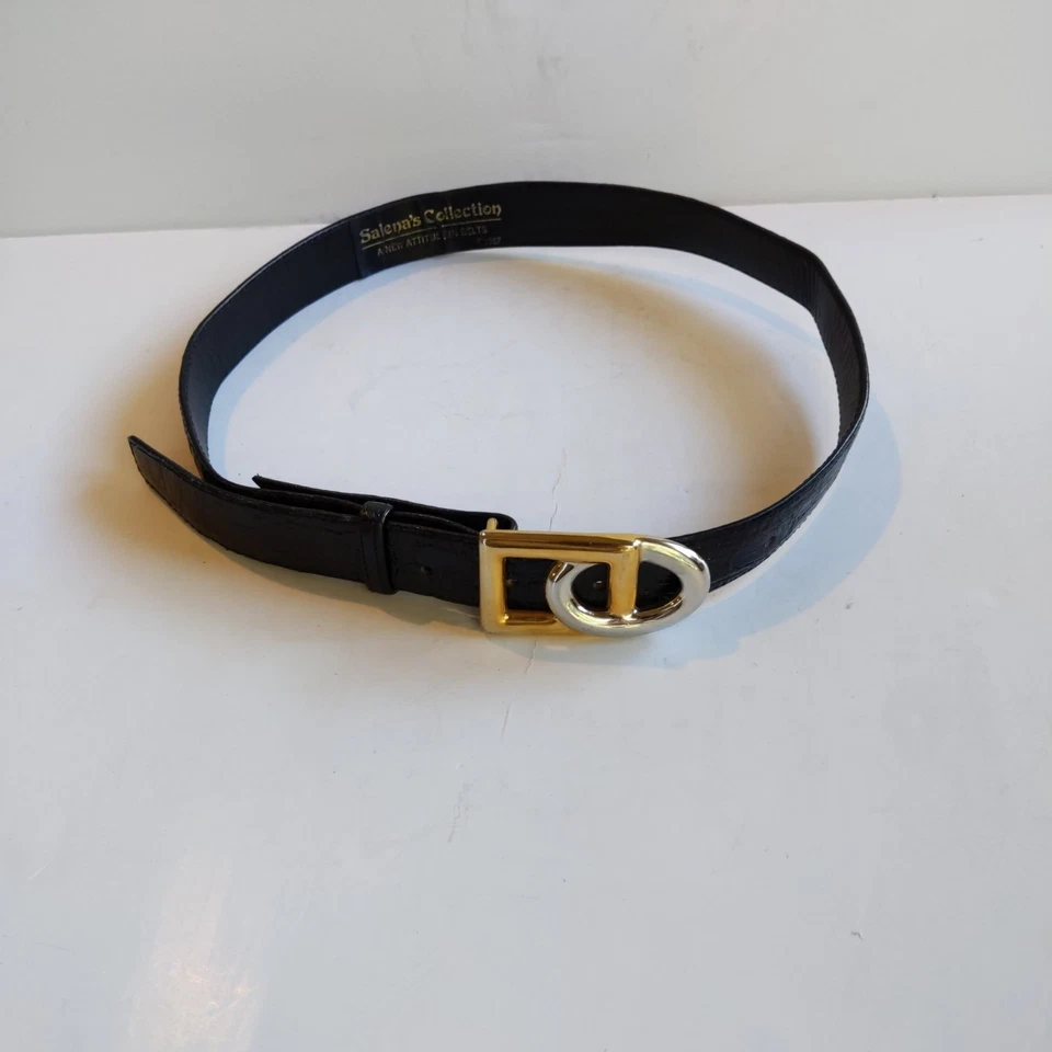 Cinturón Colección Salena Años 80 Vintage 31" Cintura Ajustable Fechado 1986 Foto 3 de 4