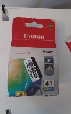 Canon CL-41 Tri-Color Ink Cartridge ChromaLife 100 Pixma OEM Original 