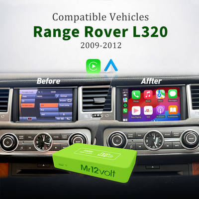 MR12Volt Wireless CarPlay & Android Auto Interface für Range Rover Sport L320