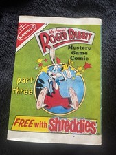 Rare Vintage 1988 Roger Rabbit Comic Part 3 - Nabisco Shreddies Cereal Unopened