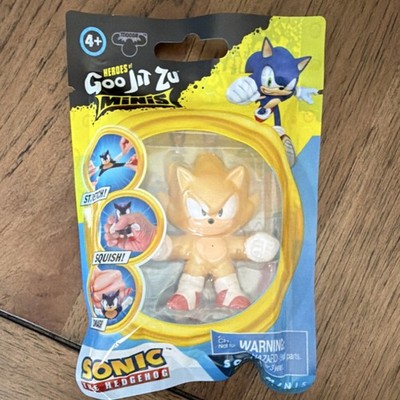 Moose Toys Stretch Squish Super Sonic Goo Jit Zu Minis Figure Sonic the Hedgehog