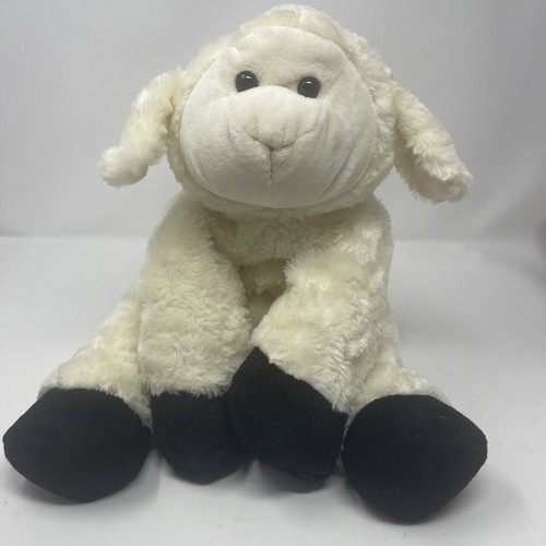 Kohl's Cares Click Clack Moo Lamb Sheep Plush 12" Black Hooves Stuffed Animal - Picture 13 of 14