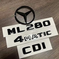 Mercedes Benz W164 stella ML280 4MATIC CDI scritta emblema adesivo badge auto