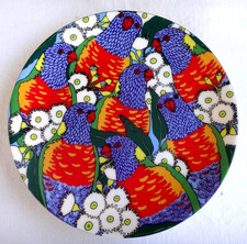 1993 Rainbow Lorikeets, Barbara Swarbrick, Australian Fine China 8