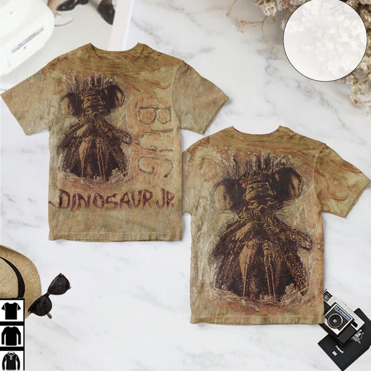 Dinosaur Jr Bug Album Cover 3D T-Shirt Polyester New BO2009