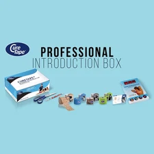 CureTape Professional Kinesiology Introduction Box: 7 item box (Assorted Colors)