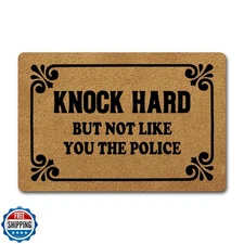 FunXiLin Funny Welcome Doormat(23.6 x 15.7 inch) Non-Slip mat Gif