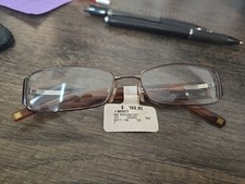 Anne Klein Eyeglasses Frames AK 9077 467-S Brown Rectangular Full Rim 52-17-135