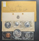 1966 Canadian Proof-like Mint Set 6 Coin Set With Envelope 80% Silver Nice Coins
