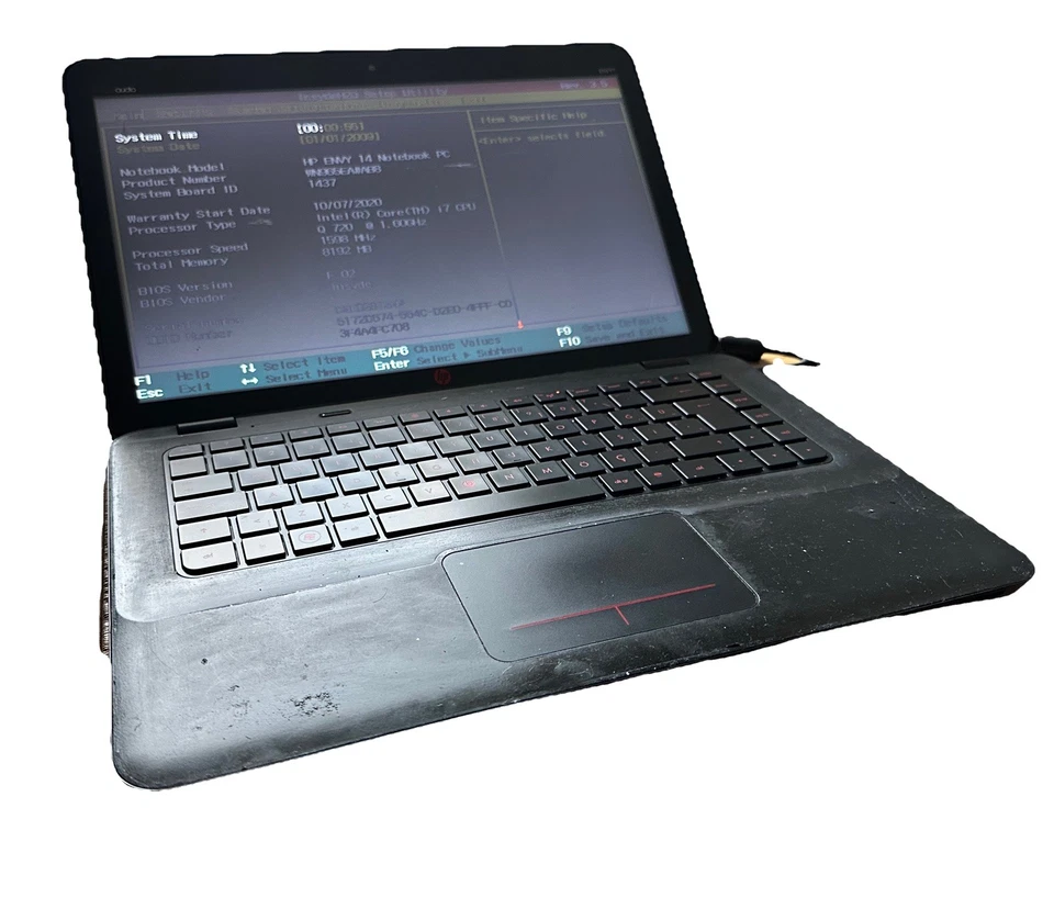 HP ENVY 14  BEATS EDITION LAPTOP I7 CPU Q 720 8GB RAM  - Image 2 of 4