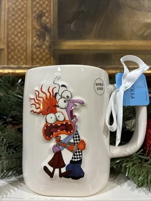 Rae Dunn Disney Inside Out 2 ANXIETY & FEAR MELTDOWN Double Sided Mug