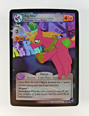 Big Mac, Princess for a Night #0 UR - My Little Pony CCG (2015