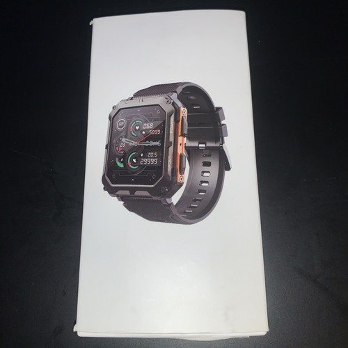 Men Smart Watch Tactical Wristwatch Sport Fitness Tracker Waterproof Working