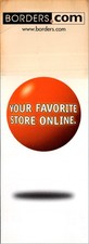 1999 Borders Bookmark Promo Internet Cardstock Vintage Online Retail