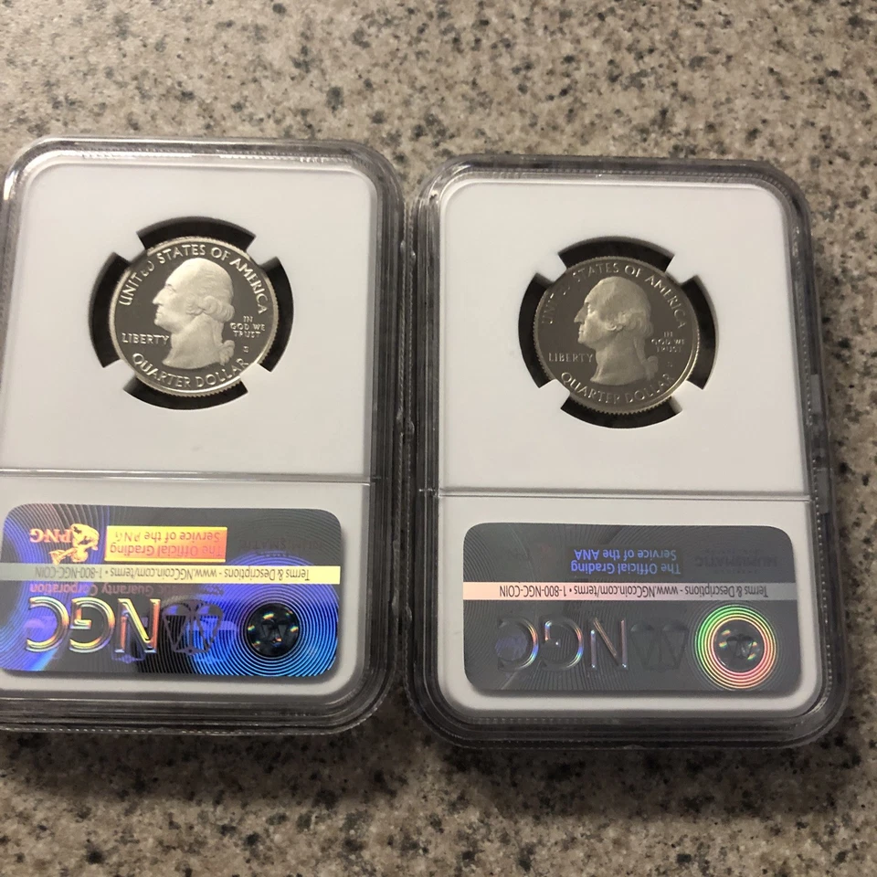 Set Of (2) 2016 S Clad America 25Cent Pieces. Shawnee/T. Roosevelt. FlawlessPF70 - Image 2 of 2