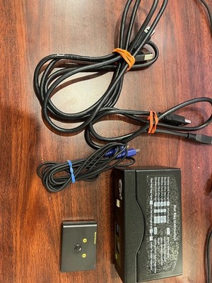CKL KVM Switch Dual Monitor HDMI 4K@60Hz (2 Monitors 2 Computers 922HUA-3)