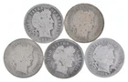Better Lot 5 1901-O 1910-D 1903-O 1892 1908-D Barber Dime 0.50 Face *221