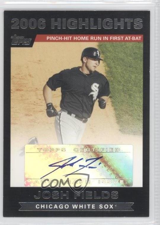 2007 Topps 2006 Highlights Josh Fields #HAJF Auto k0f