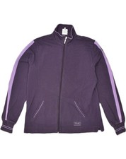 CHAMPION Womens Tracksuit Top Jacket UK 18 XL Purple Cotton TS05