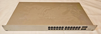 Cisco Meraki MS120-24P-HW 24-Port Gigabit PoE+ Switch 4x SFP 370W Unclaimed