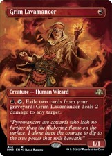 Mint/Near-Mint, English - 4 x MTG Grim Lavamancer - Borderless Dominaria Remaste