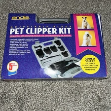 ANDIS Adjustable Home Pet Trimmer Clippers MC-2 (10 Piece Kit) NEW