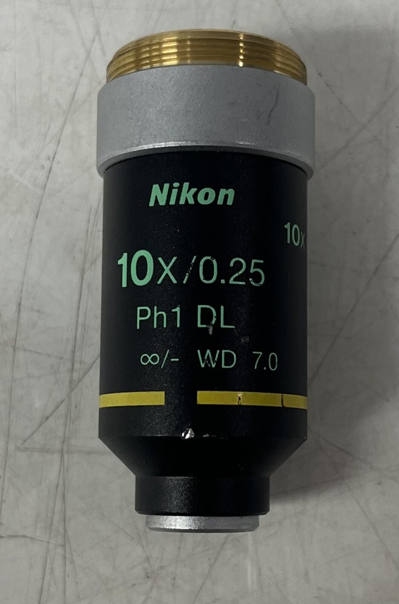 Nikon ニコン Ph1 Plan 10 DL 0.25 160/- 対物レンズ 顕微鏡 管理