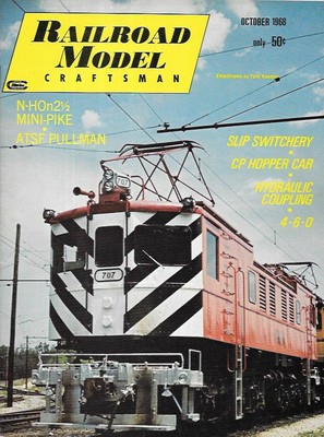Railroad Model Craftsman Oct 1068 ATSF Pullman CP Hopper Hydraulic Coupling Erie