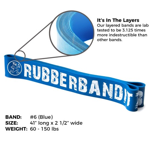 Widerstandsband RUBBERBANDITZ Assisted Klimmzüge Pilates Calisthenics Yoga Reha - Bild 42 von 62