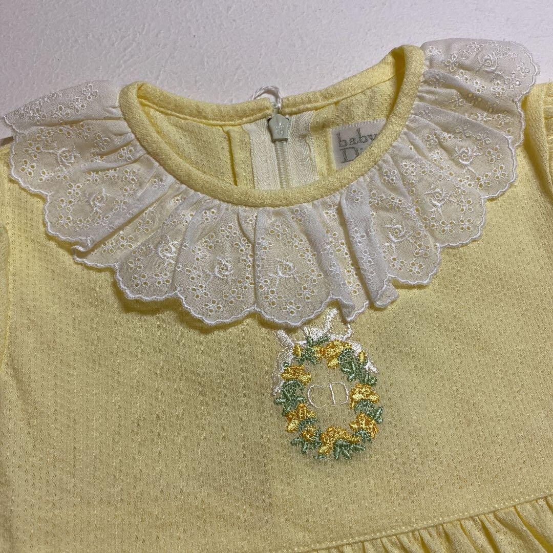 Baby Dior Setup Dress yellow cute shortsleeve FS | eBay