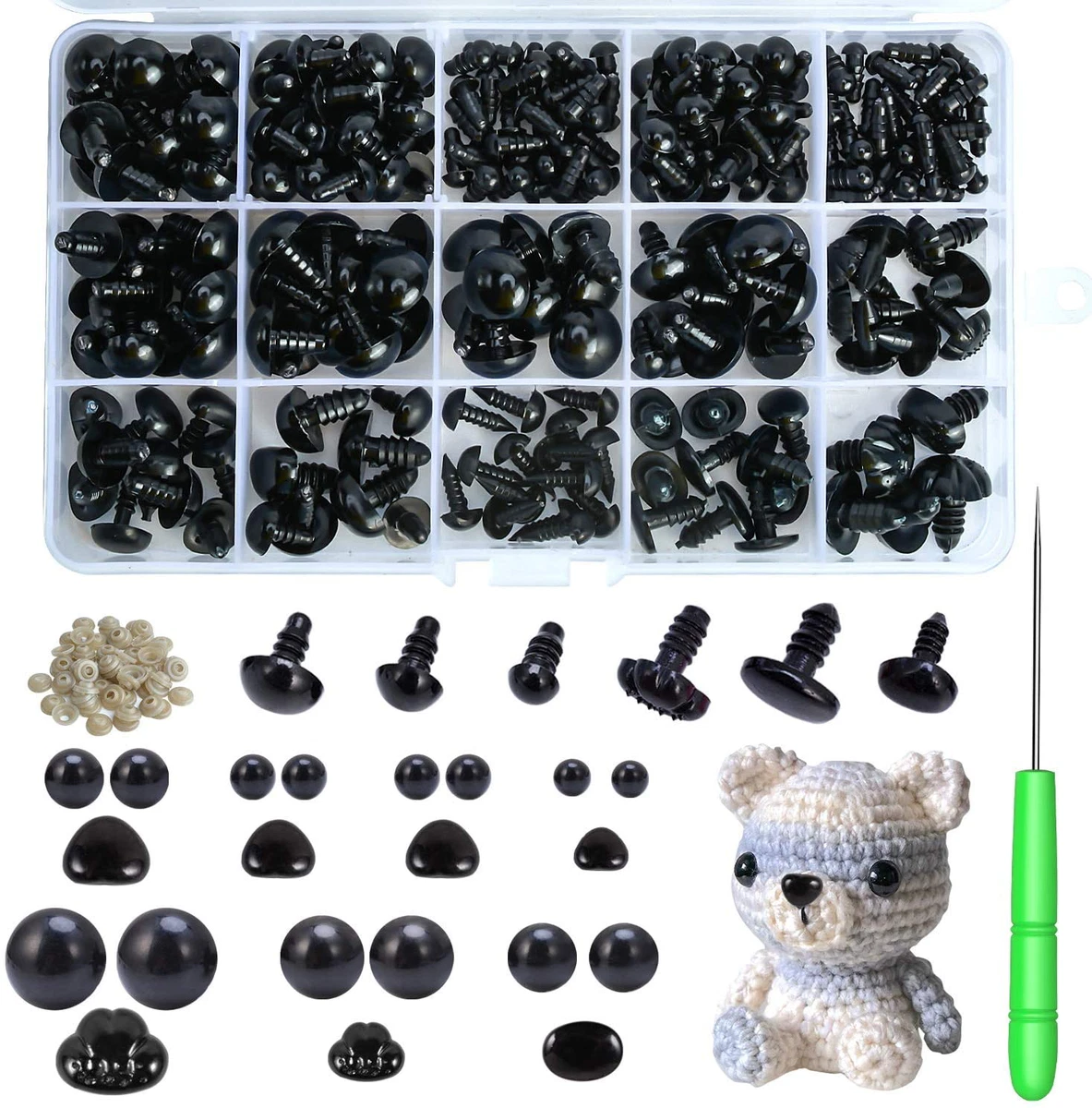 Ojos de seguridad best sale para muñecos amigurumi