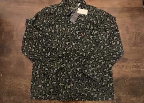 LEVIS GREEN CAMO LEOPARD PRINT DENIM 