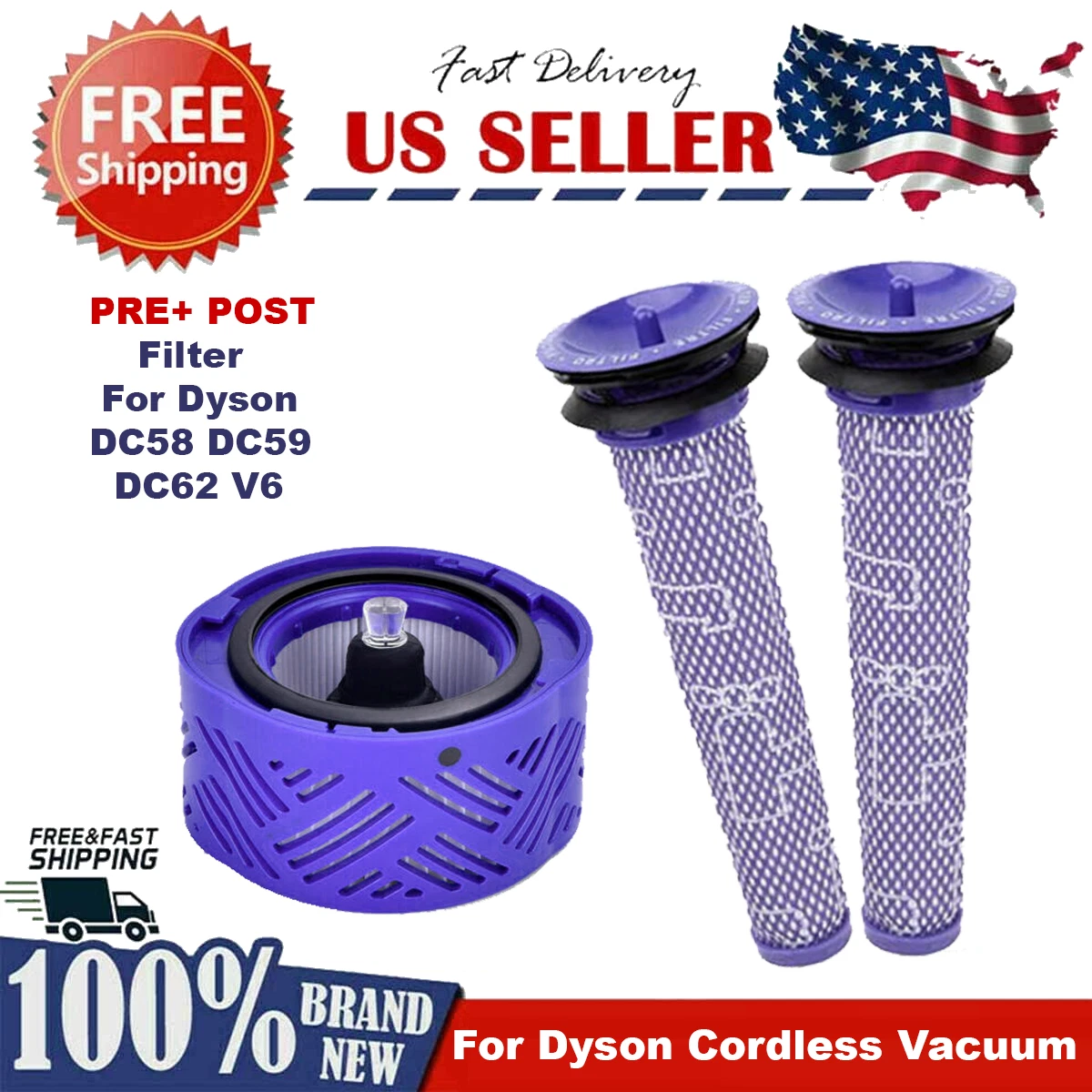 Dyson v6 2024 post filter replacement