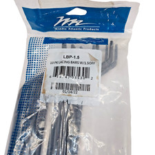 10-Pack Middle Atlantic LBP-1.5 1-1/2" Offset Round Rod Horizontal Lacing Bars