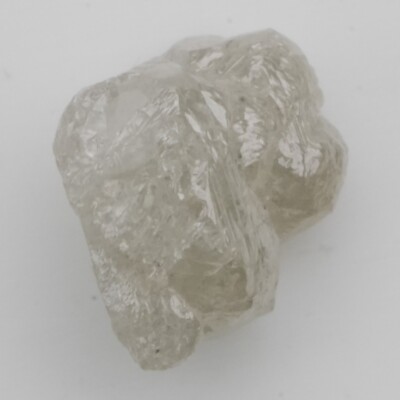 Earth MIned African Natural Loose 0.82 Carat White Gray Rough Uncut Diamond
